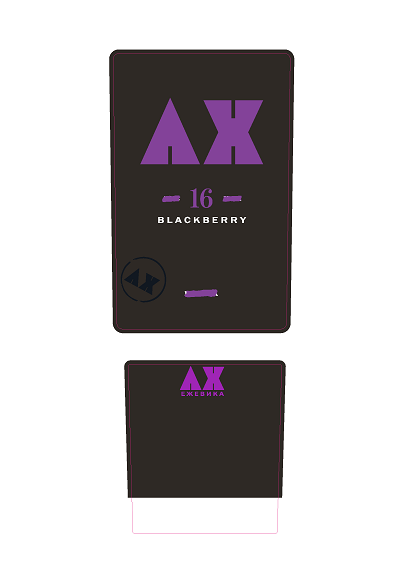 Товарный знак № 107992 «AX 16 BLACKBERRY, ЕЖЕВИКА»