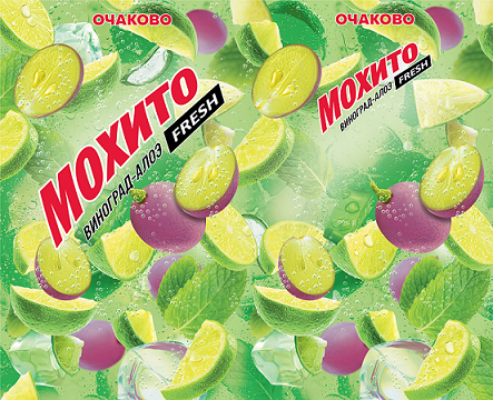 Товарный знак № 108711 «ОЧАКОВО МОХИТО ВИНОГРАД-АЛОЭ FRESH»