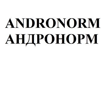 Товарный знак № 111617 «АНДРОНОРМ ANDRONORM»
