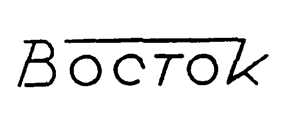 Товарный знак № 3408 «ВОСТОК»