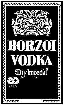 Товарный знак № 4789 «ВОRZОI VОDКА»