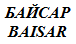 Товарный знак № 19615 «БАЙСАР ВАISАR»