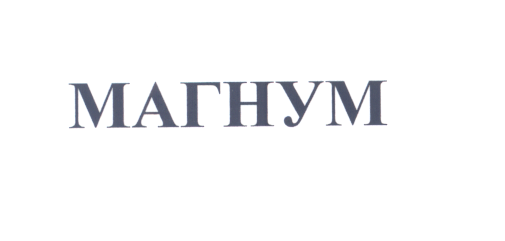 Товарный знак № 25341 «МАГНУМ»