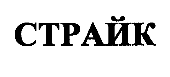 Товарный знак № 29487 «СТРАЙК»