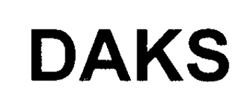 Товарный знак № 28318 «DАКS»