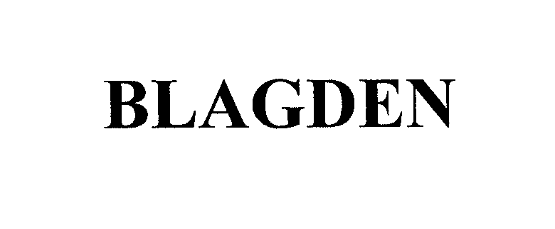 Товарный знак № 28023 «ВLАGDЕN»