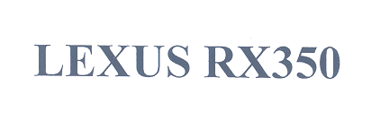 Товарный знак № 28358 «LЕХUS RХ350»