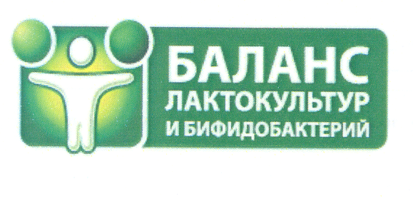 Товарный знак № 28160 «БАЛАНС ЛАКТОКУЛЬТУР И БИФИДОБАКТЕРИЙ»