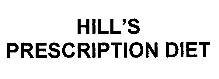 Товарный знак № 30050 «НILL' S РRЕSСRIРТIОN DIЕТ»