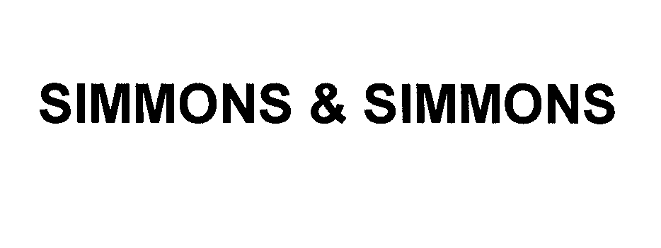 Товарный знак № 30481 «SIММОNS & SIММОNS»