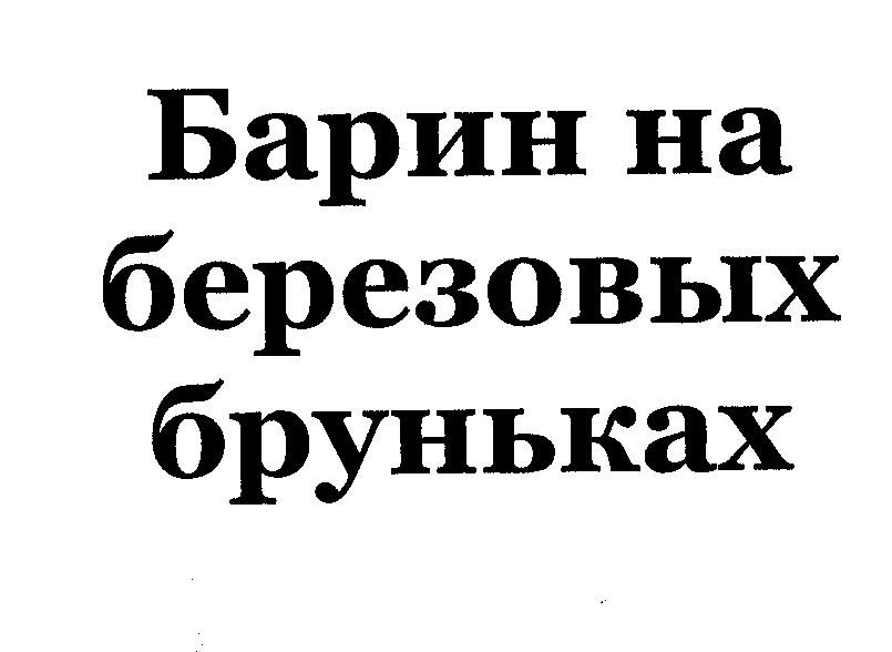 Товарный знак № 34015 «БАРИН НА БЕРЕЗОВЫХ БРУНЬКАХ»